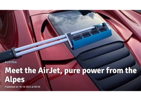 AirJet: pure Kraft aus den Alpen für die SB-Wäsche